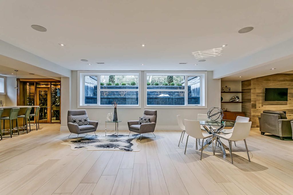 Lower level window install